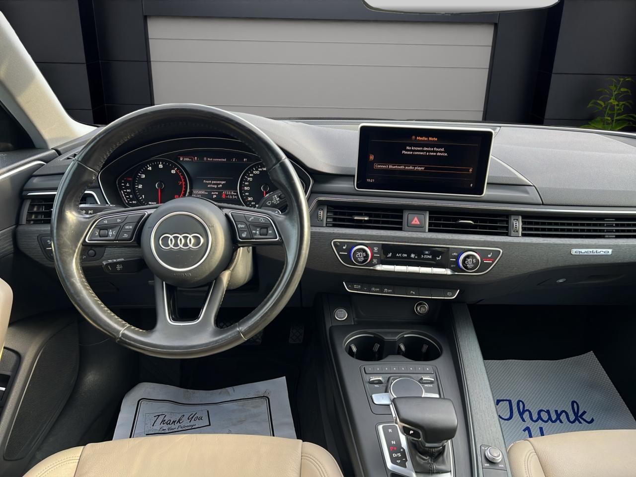 2017 Audi A4 PROGRESSIV QUATTRO - NAVIGATION SYSTEM - LEATHER !! Photo