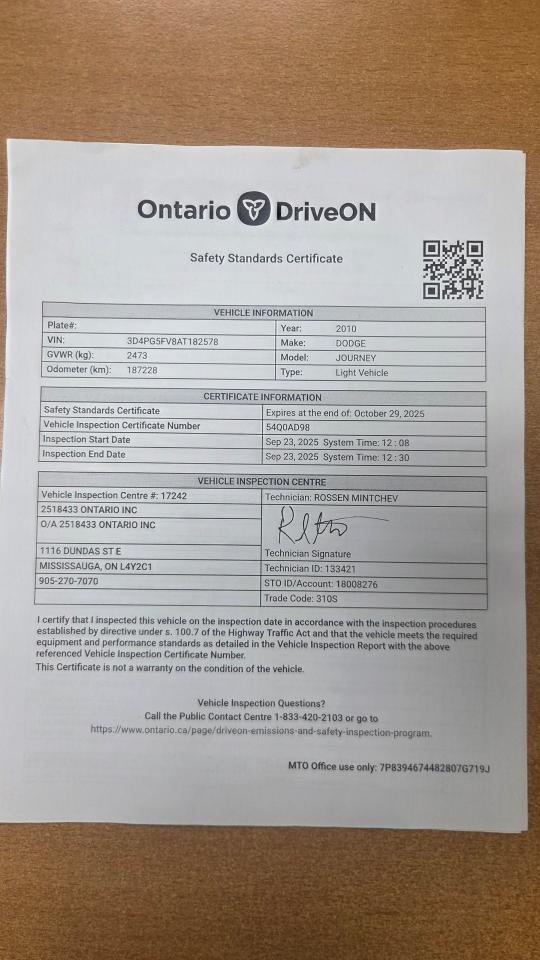 2010 Dodge Journey SXT 7 Pass. CERTIFIED - Photo #24