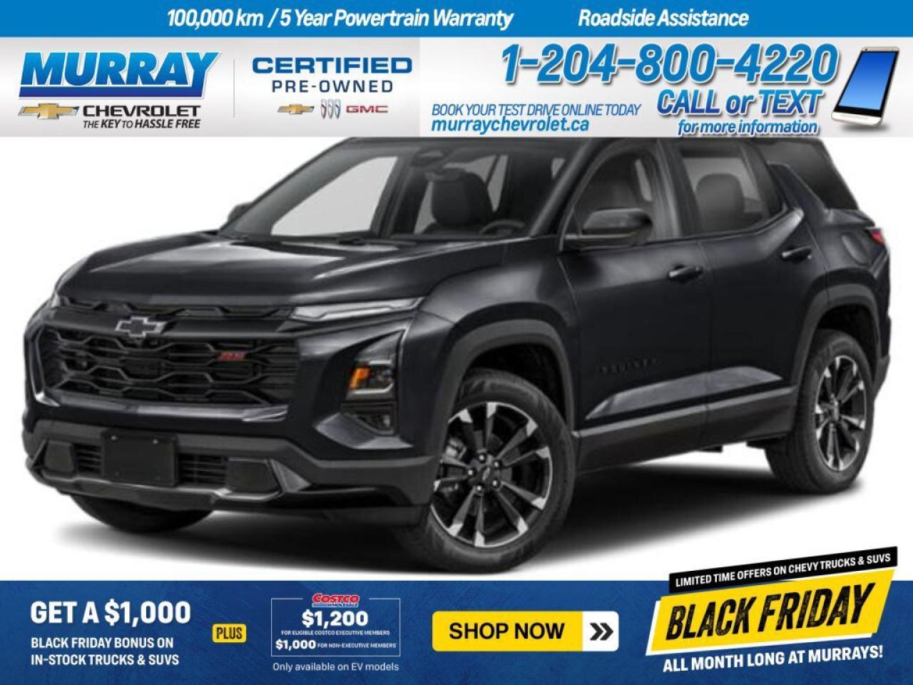 New 2026 Chevrolet Equinox AWD RS for sale in Winnipeg, MB