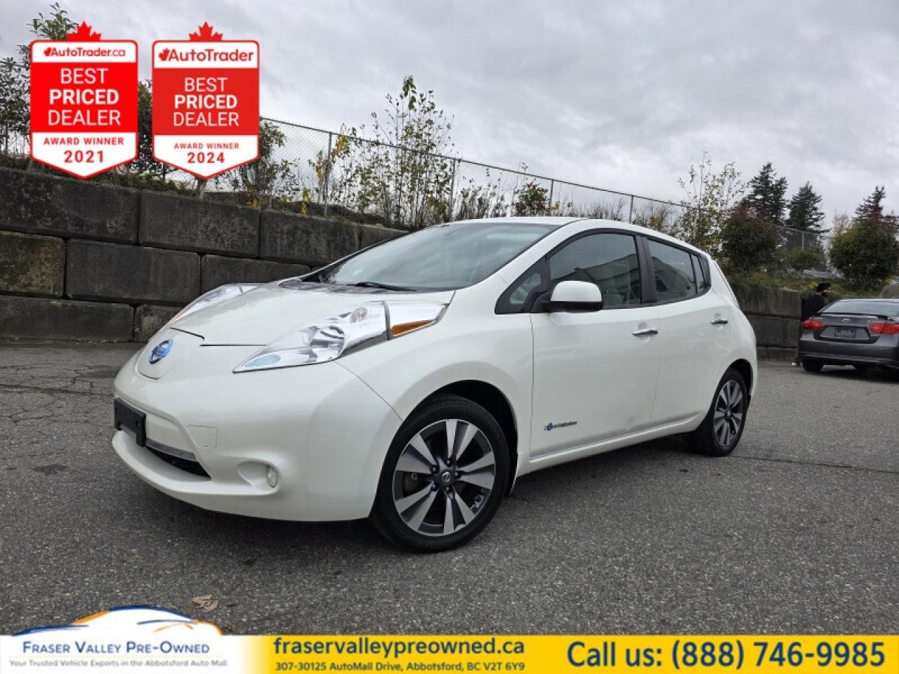 Used 2017 Nissan Leaf SV  Affordable EV. Heated Steering/Seats. Navigati for sale in Abbotsford, BC