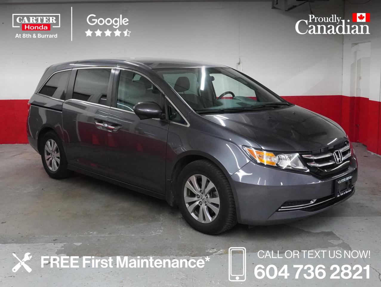 Used 2016 Honda Odyssey EX NO ACCIDENTS 8 PASS, PWR SLIDING DOORS for sale in Vancouver, BC