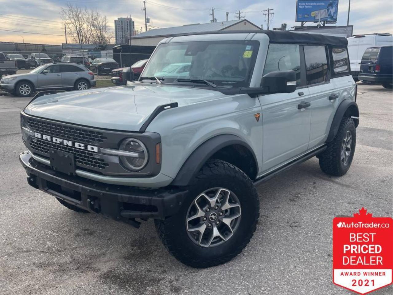 Used 2021 Ford Bronco BADLANDS 4 DOOR ADVANCED 4X4 for sale in Winnipeg, MB