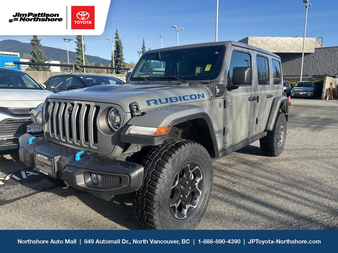 Used 2021 Jeep Wrangler 4xe Unlimited Rubicon 4x4 for sale in North Vancouver, BC
