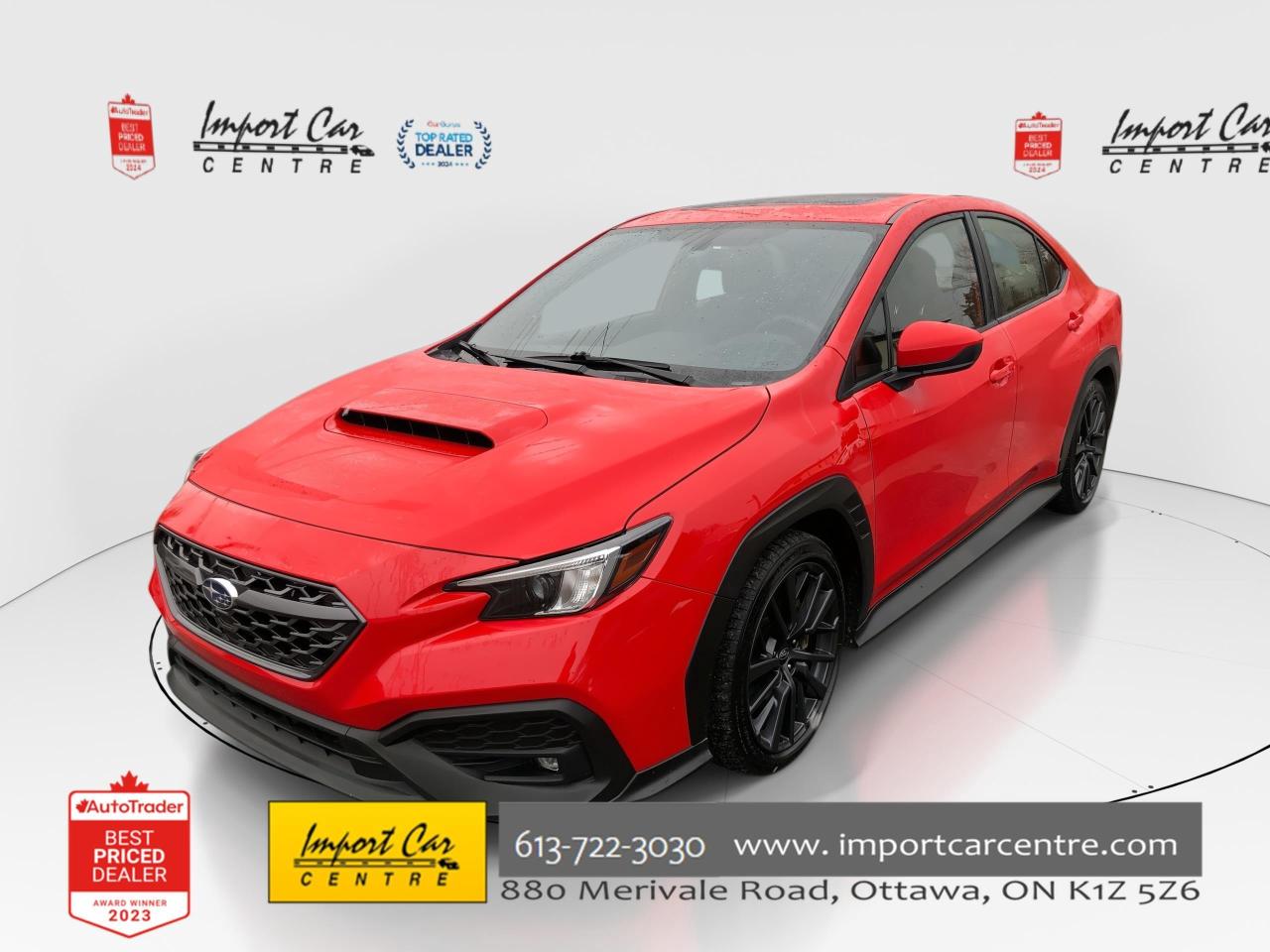 Used 2023 Subaru WRX Sport 6 SPD SPORT, HARMAN KARDON SOUND, ROOF, HTD. for sale in Ottawa, ON