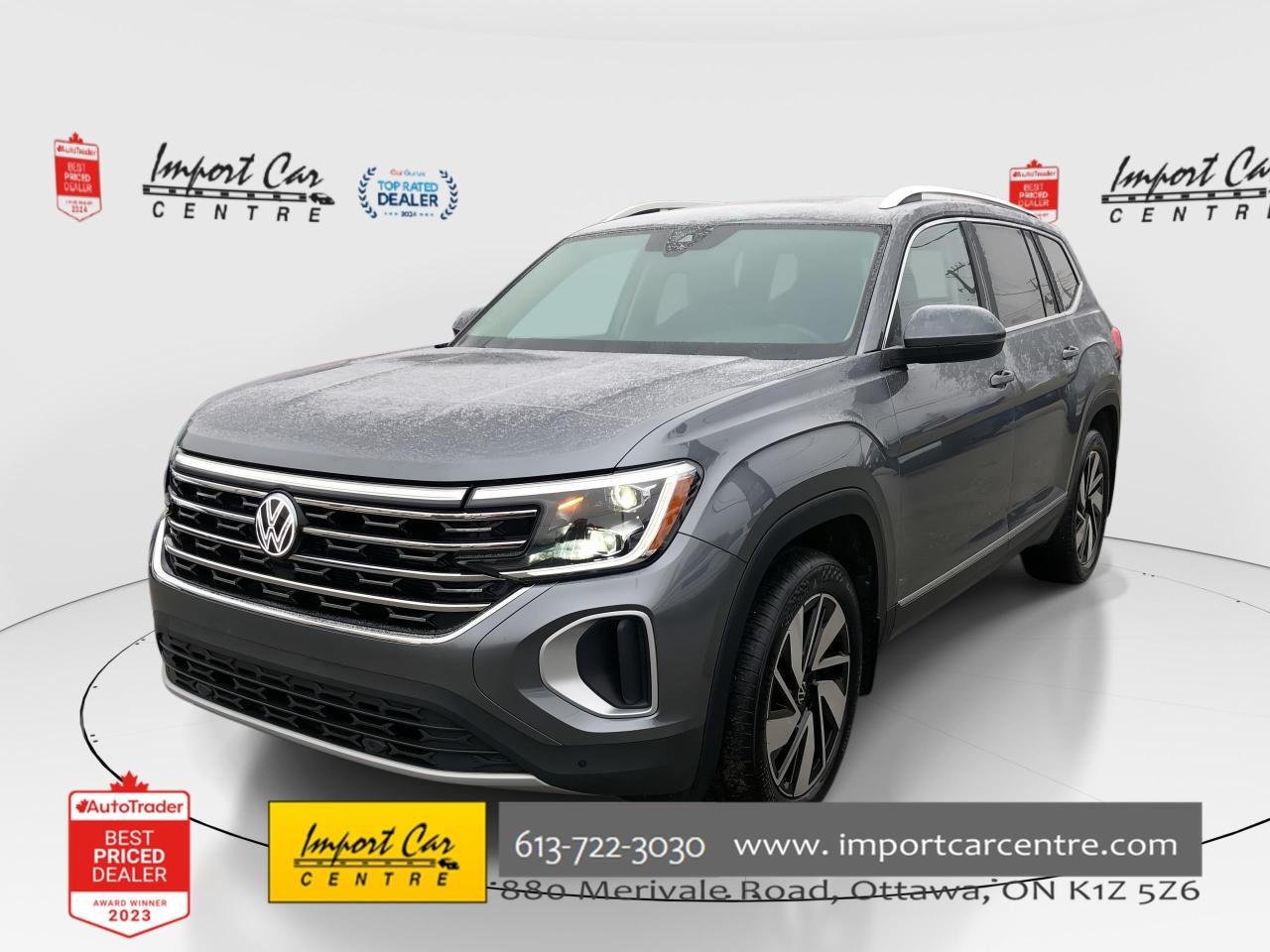 Used 2024 Volkswagen Atlas 2.0 TSI Highline 7 PASSENGER, HIGHLINE, LEATHER, P for sale in Ottawa, ON