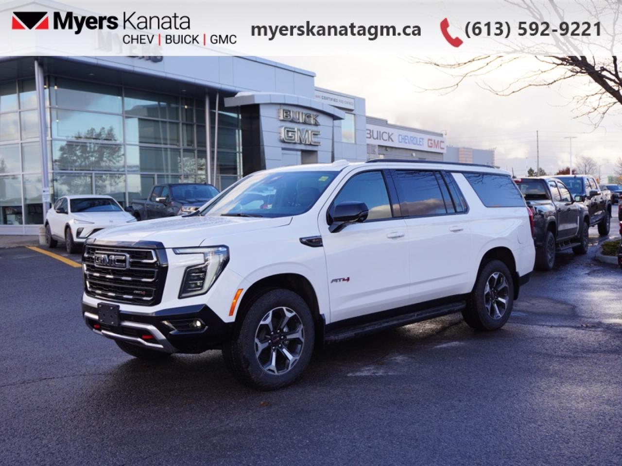 New 2026 GMC Yukon XL AT4  - Sunroof for sale in Kanata, ON