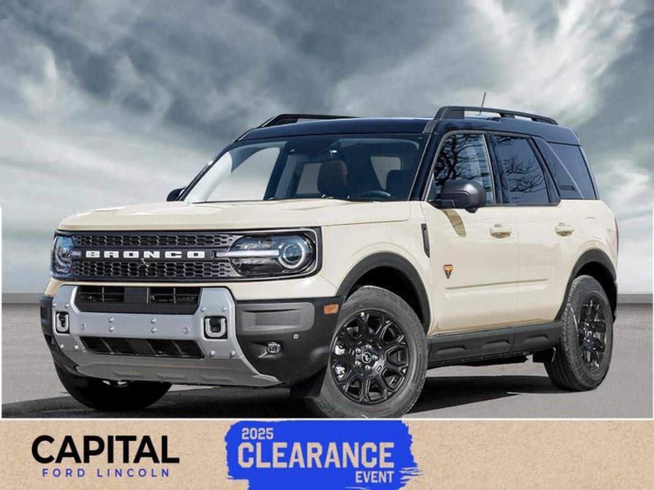 New 2025 Ford Bronco Sport BADLANDS for sale in Winnipeg, MB