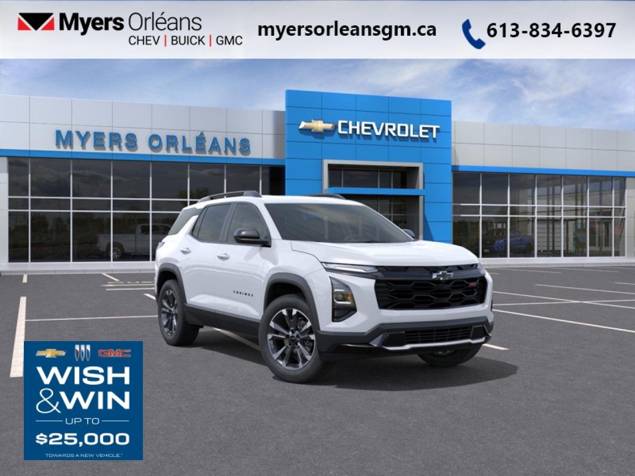 New 2026 Chevrolet Equinox RS  -  Power Liftgate -  Heated Seats for sale in Orleans, ON