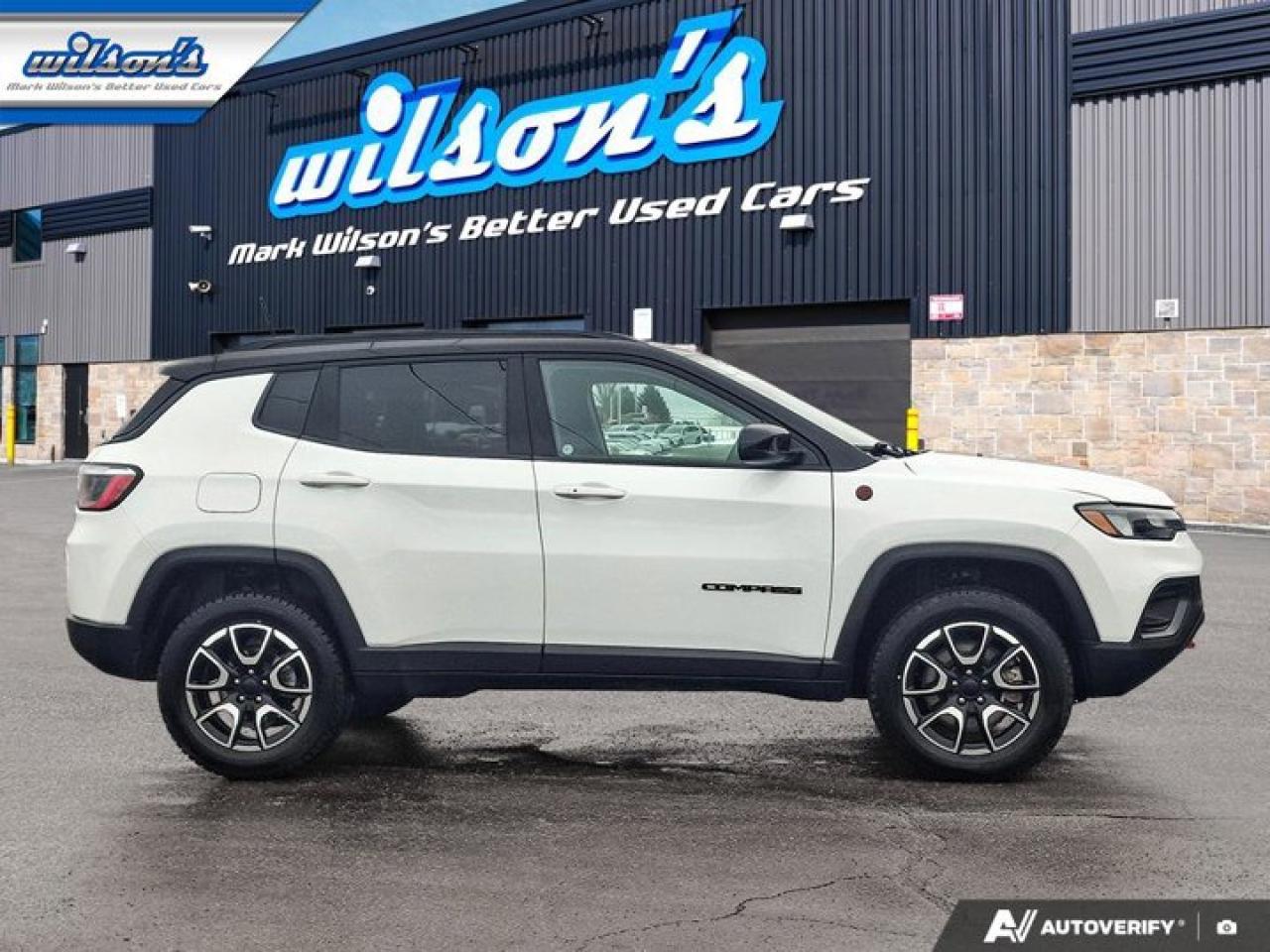 2024 Jeep Compass Trailhawk 4WD | Leather | Pano Roof | Nav | Heated Wheel + Seats | Remote Start | CarPlay + Android Photo