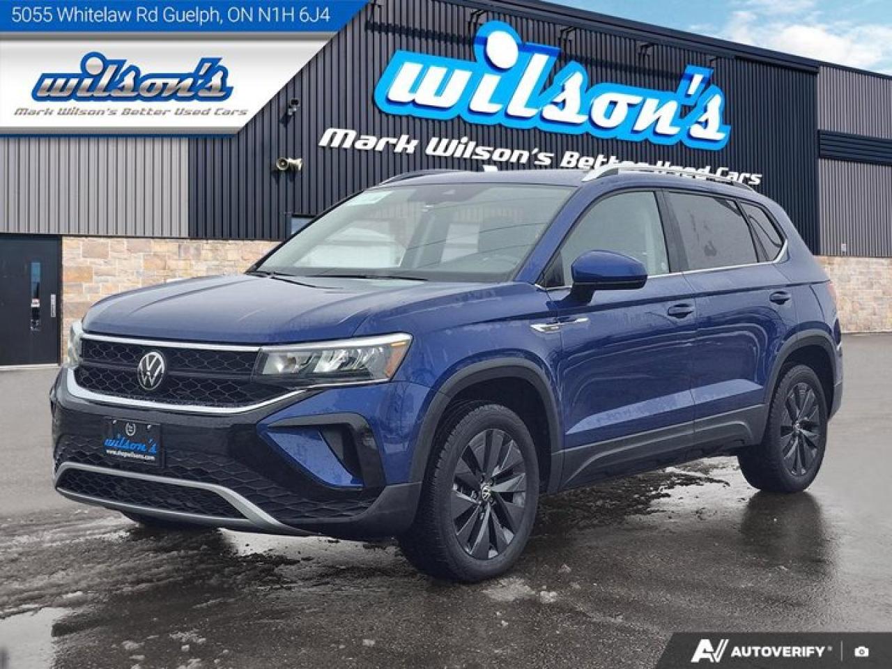 2023 Volkswagen Taos Comfortline | Panoramic Sunroof | Adaptive Cruise | Heated Wheel + Seats | CarPlay + Android | Photo0