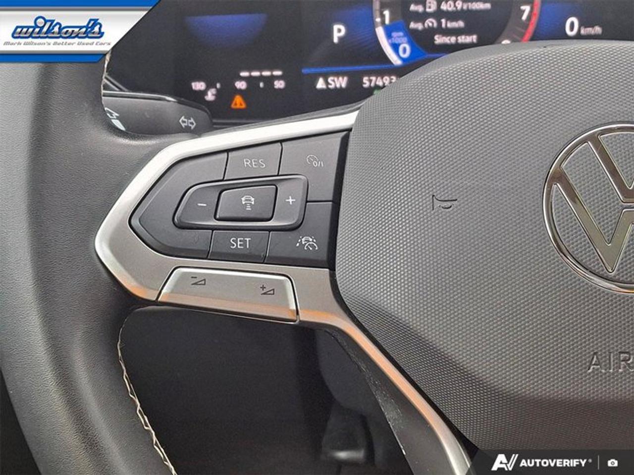 2023 Volkswagen Taos Comfortline | Panoramic Sunroof | Adaptive Cruise | Heated Wheel + Seats | CarPlay + Android | Photo