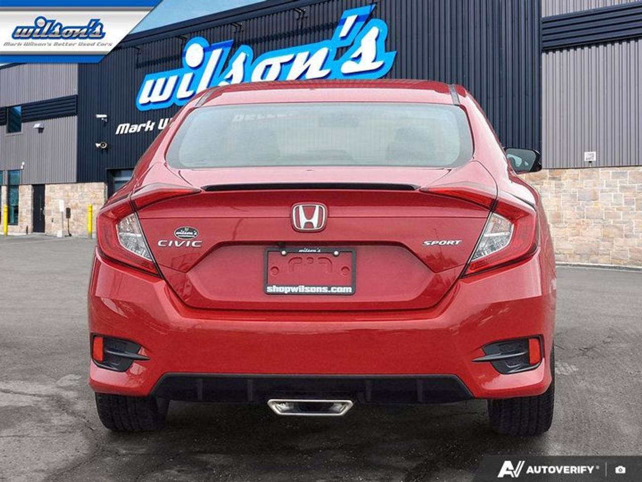 2021 Honda Civic Sedan Sport | Sunroof | Heated Wheel + Seats | Adaptive Cruise | CarPlay + Android | Rear Cam Photo
