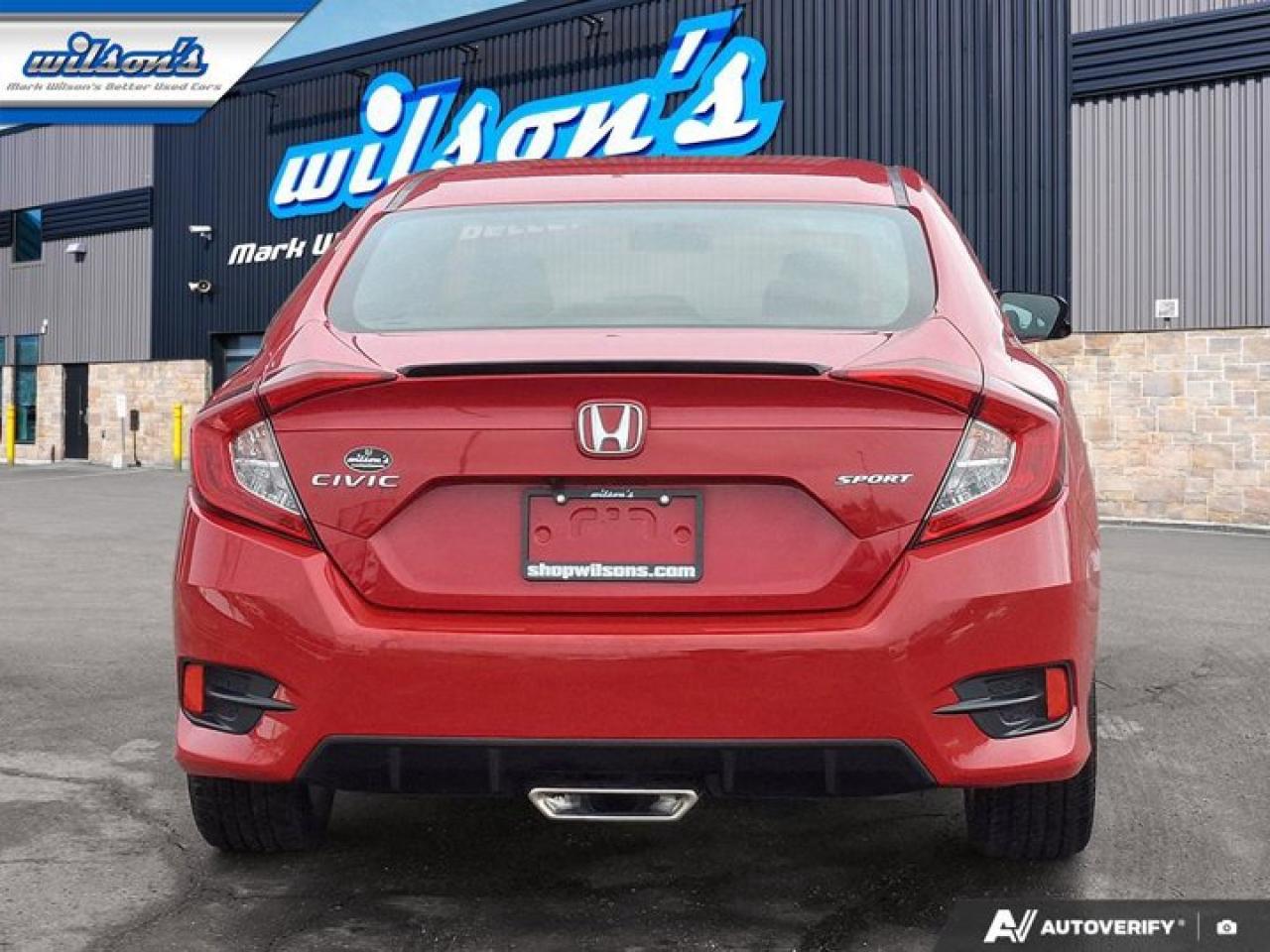 2021 Honda Civic Sedan Sport | Sunroof | Heated Wheel + Seats | Adaptive Cruise | CarPlay + Android | Rear Cam Photo