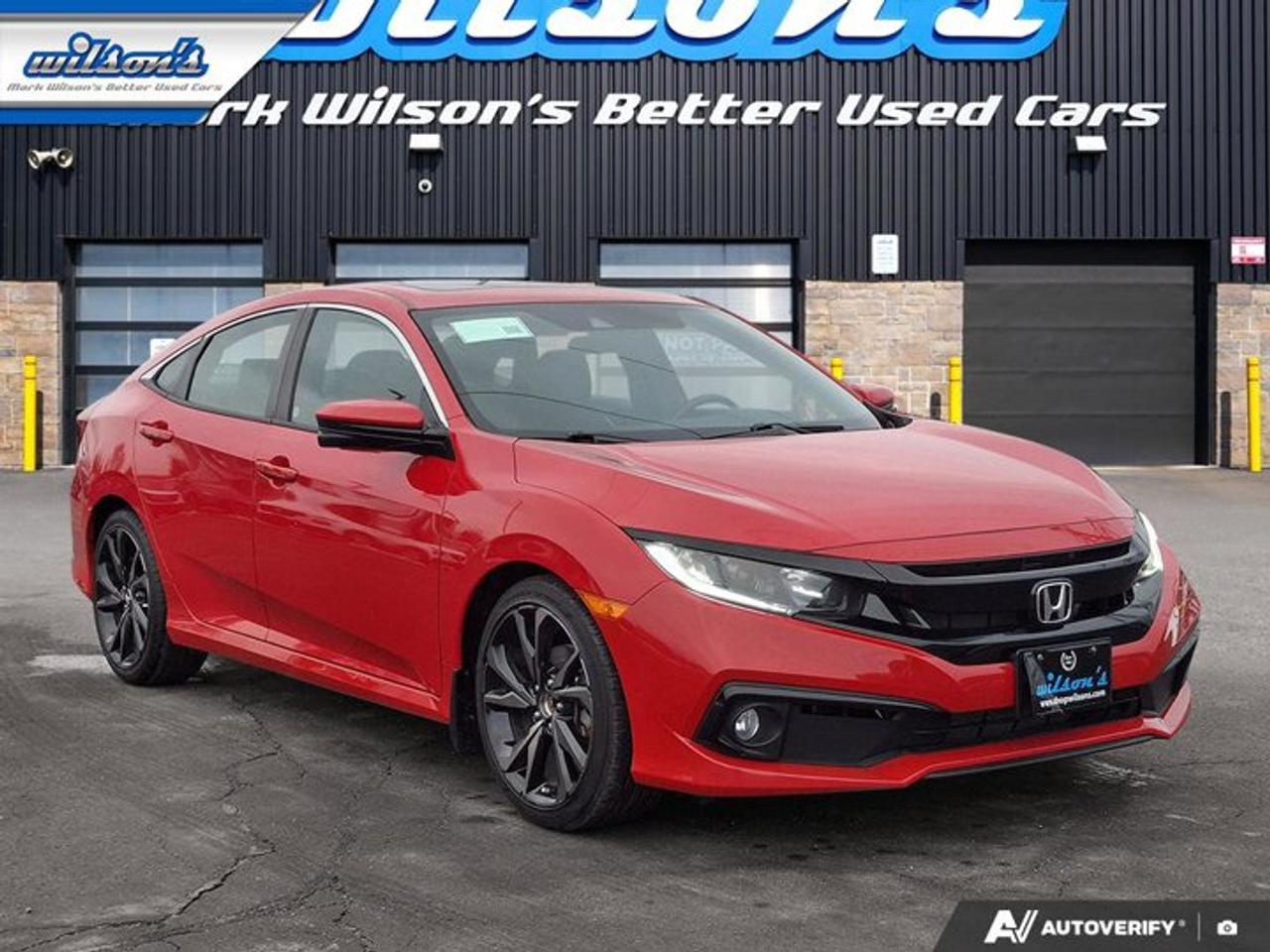 2021 Honda Civic Sedan Sport | Sunroof | Heated Wheel + Seats | Adaptive Cruise | CarPlay + Android | Rear Cam Photo