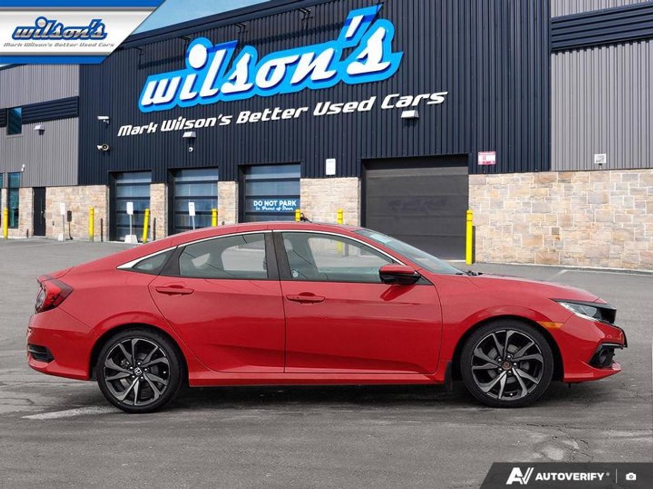 2021 Honda Civic Sedan Sport | Sunroof | Heated Wheel + Seats | Adaptive Cruise | CarPlay + Android | Rear Cam Photo