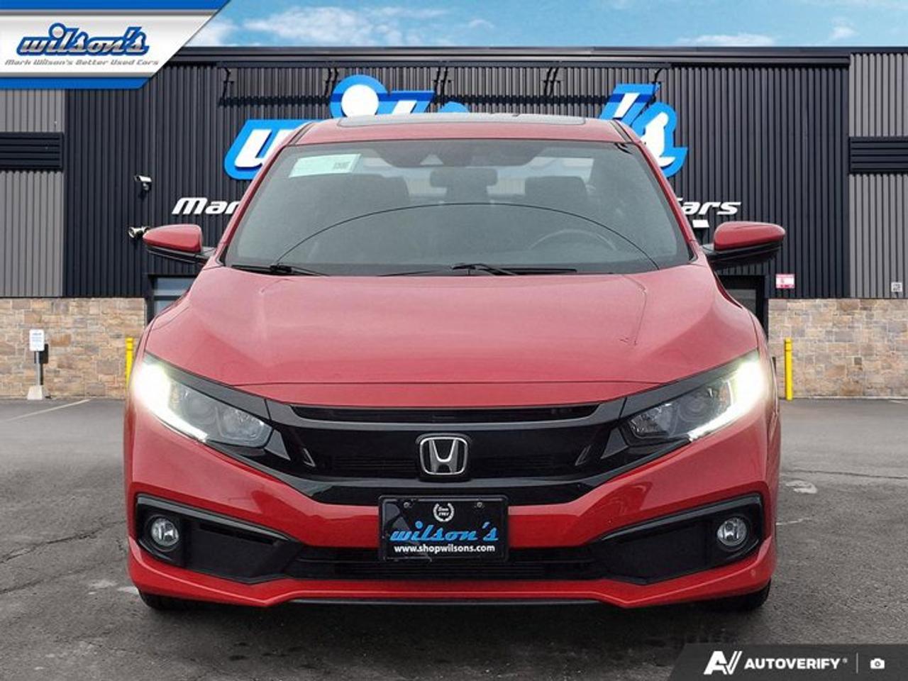 2021 Honda Civic Sedan Sport | Sunroof | Heated Wheel + Seats | Adaptive Cruise | CarPlay + Android | Rear Cam Photo