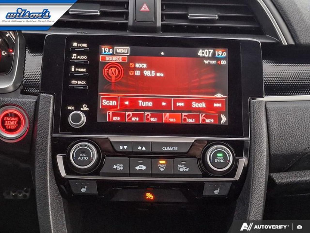 2021 Honda Civic Sedan Sport | Sunroof | Heated Wheel + Seats | Adaptive Cruise | CarPlay + Android | Rear Cam Photo