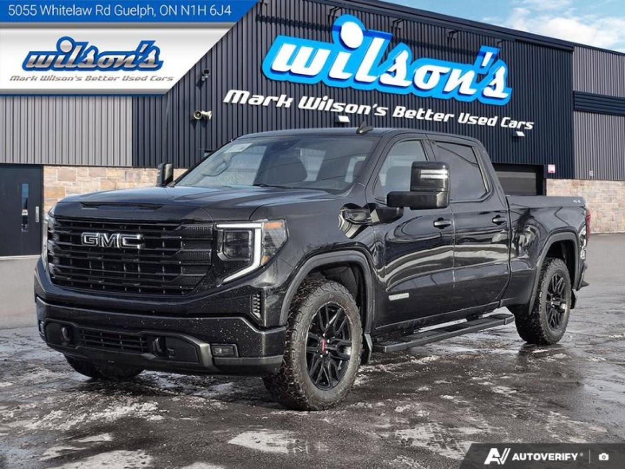 Used 2022 GMC Sierra 1500 Elevation | Heated Wheel + Seats | Power Seat | Trailer Brake Control | Tow Mirrors | and More ! for sale in Guelph, ON