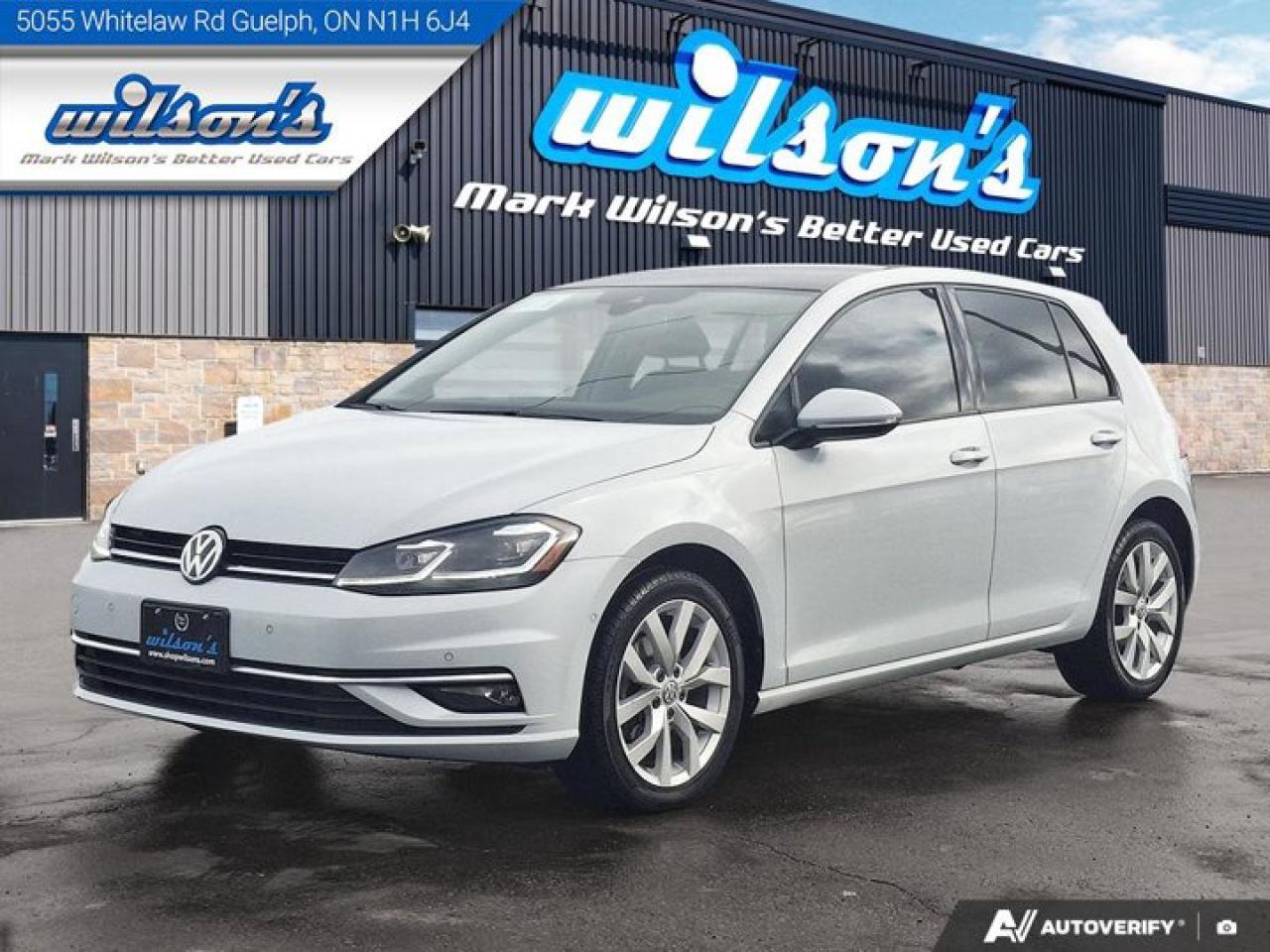 Used 2018 Volkswagen Golf Highline | Leather | Sunroof | Nav | Adaptive Cruise | Heated Seats | CarPlay + Android and More ! for sale in Guelph, ON