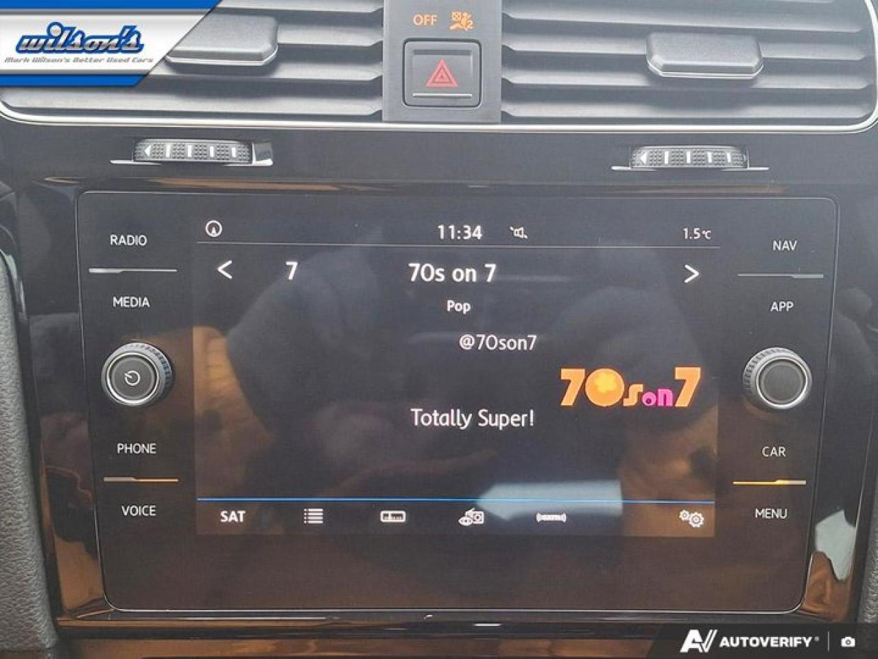 2018 Volkswagen Golf Highline | Leather | Sunroof | Nav | Adaptive Cruise | Heated Seats | CarPlay + Android and More ! Photo