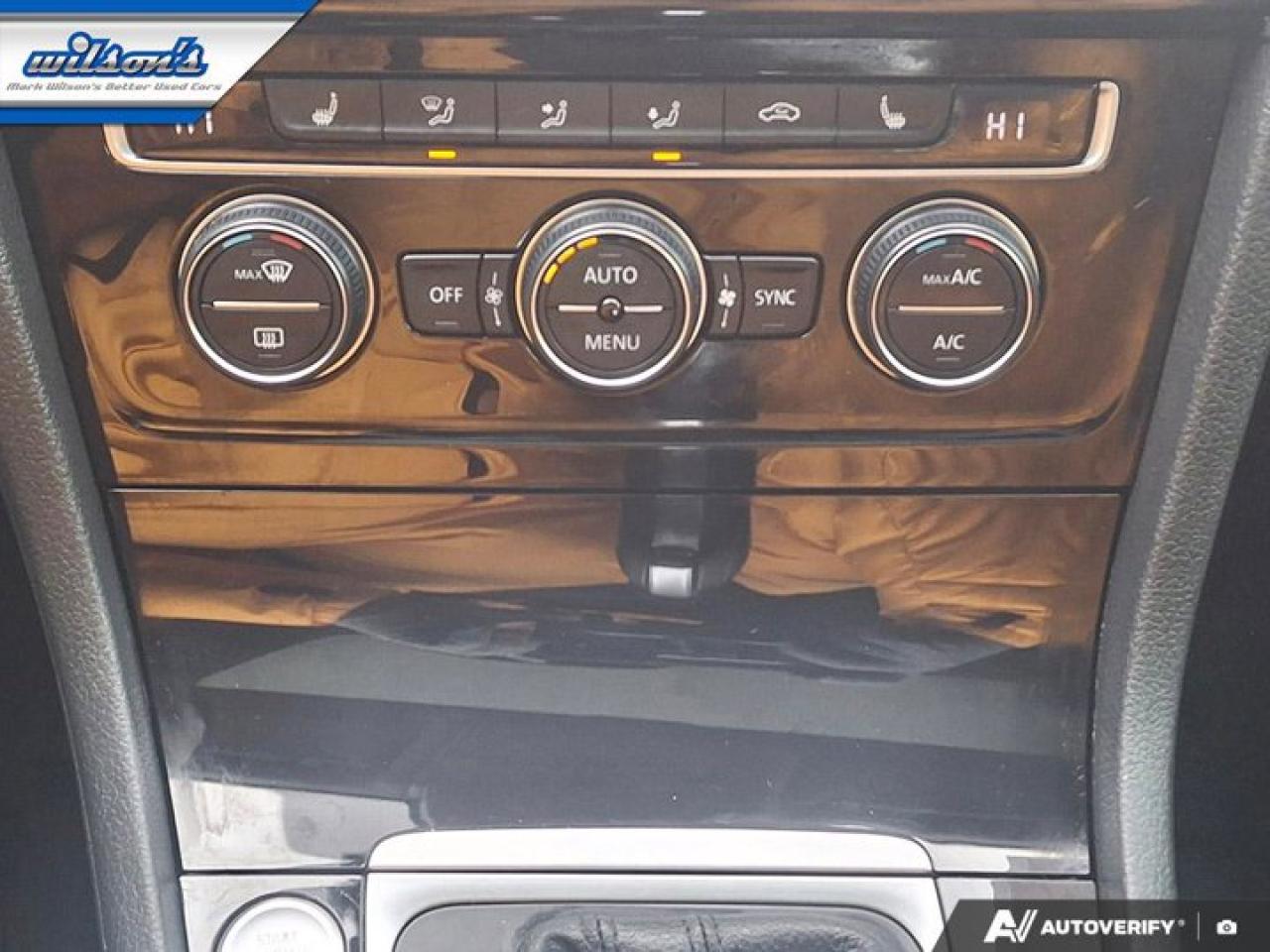 2018 Volkswagen Golf Highline | Leather | Sunroof | Nav | Adaptive Cruise | Heated Seats | CarPlay + Android and More ! Photo