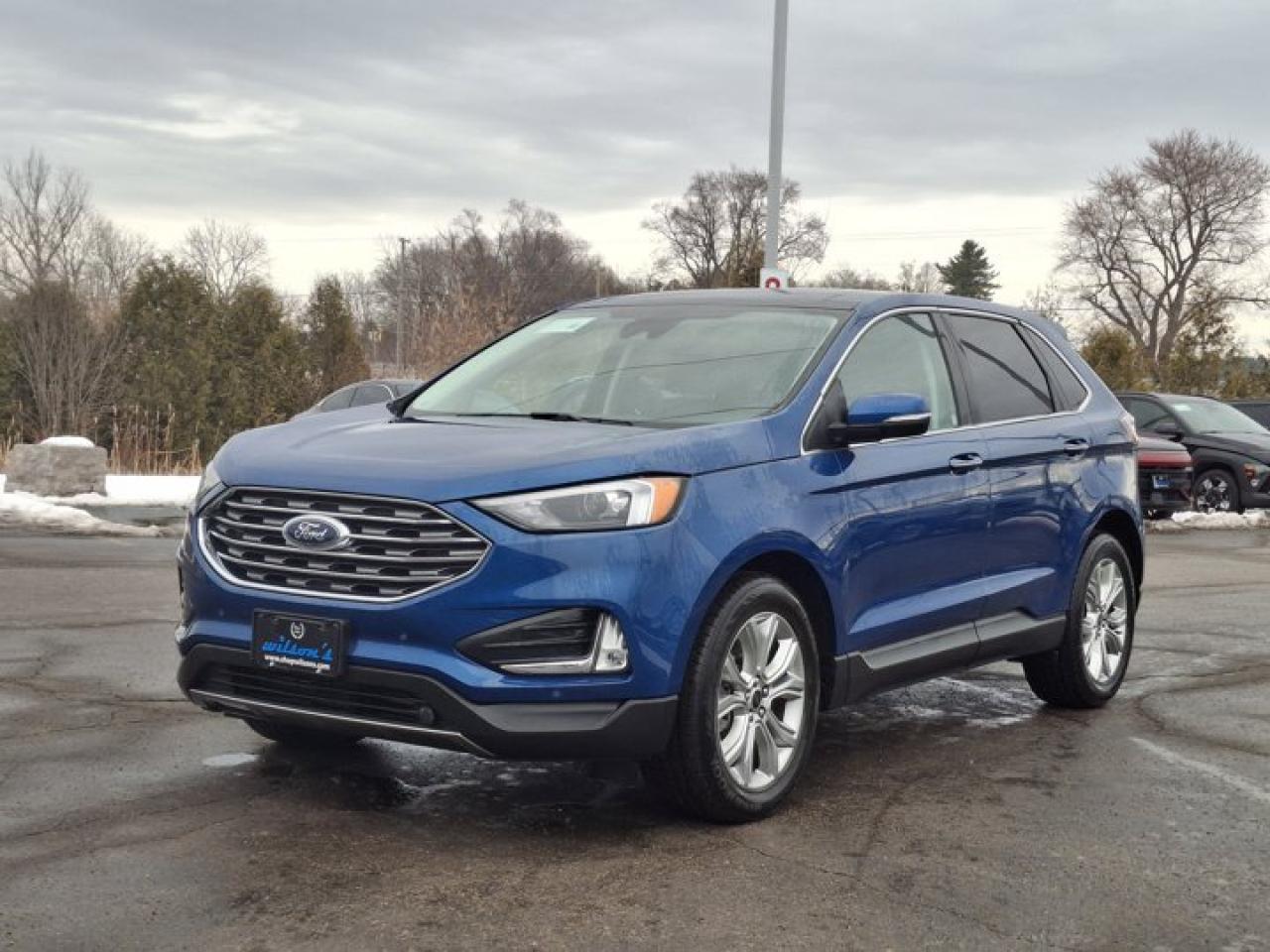 2023 Ford Edge Titanium AWD | Pano Roof | Leather | Heated Wheel + Seats | CarPlay + Android | Rear Cam and More ! Photo0