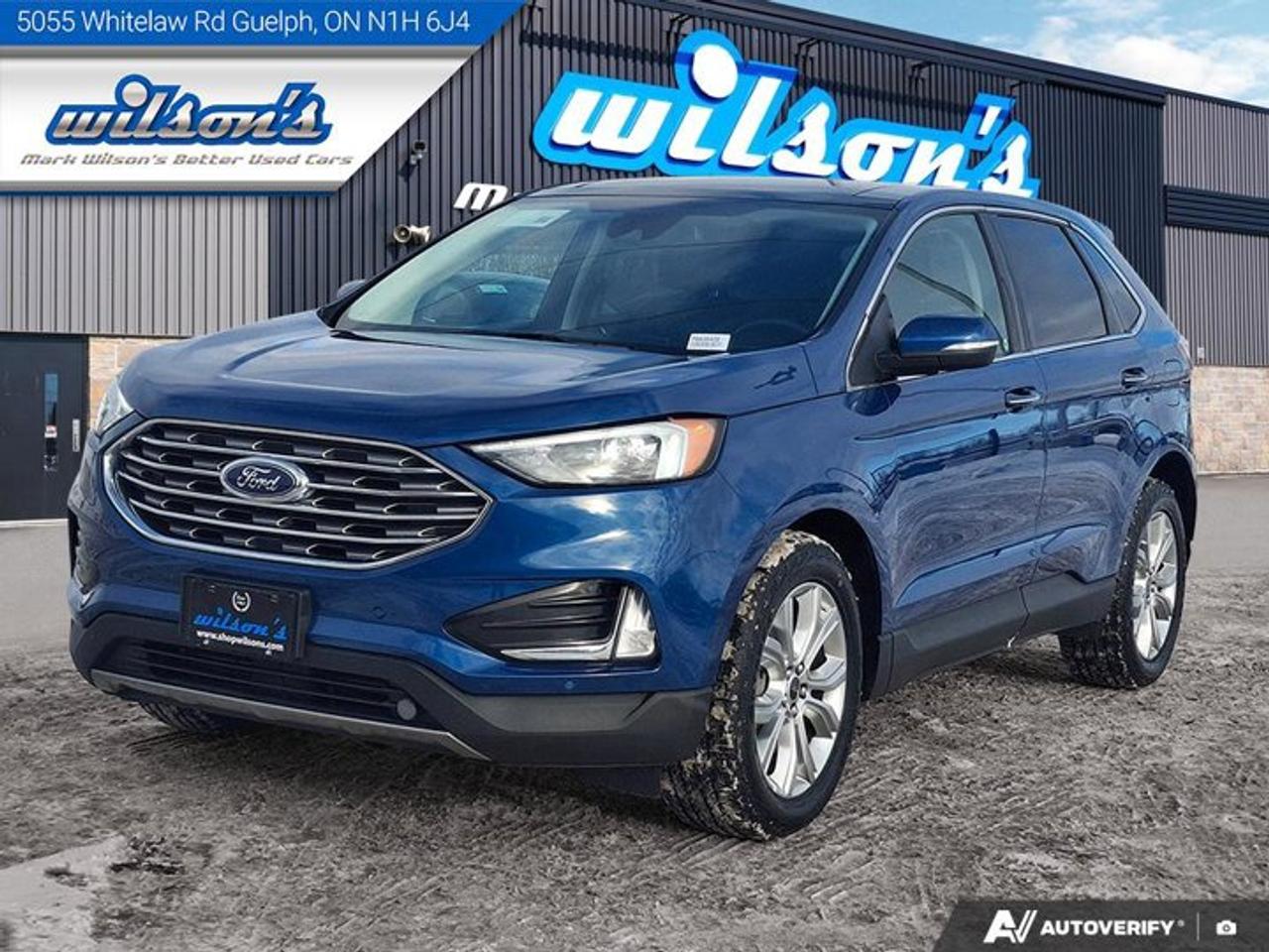 2023 Ford Edge Titanium AWD | Pano Roof | Leather | Heated Wheel + Seats | CarPlay + Android | Rear Cam and More ! Photo0