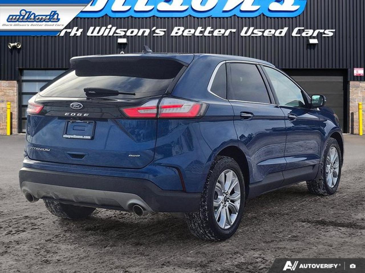 2023 Ford Edge Titanium AWD | Pano Roof | Leather | Heated Wheel + Seats | CarPlay + Android | Rear Cam and More ! Photo
