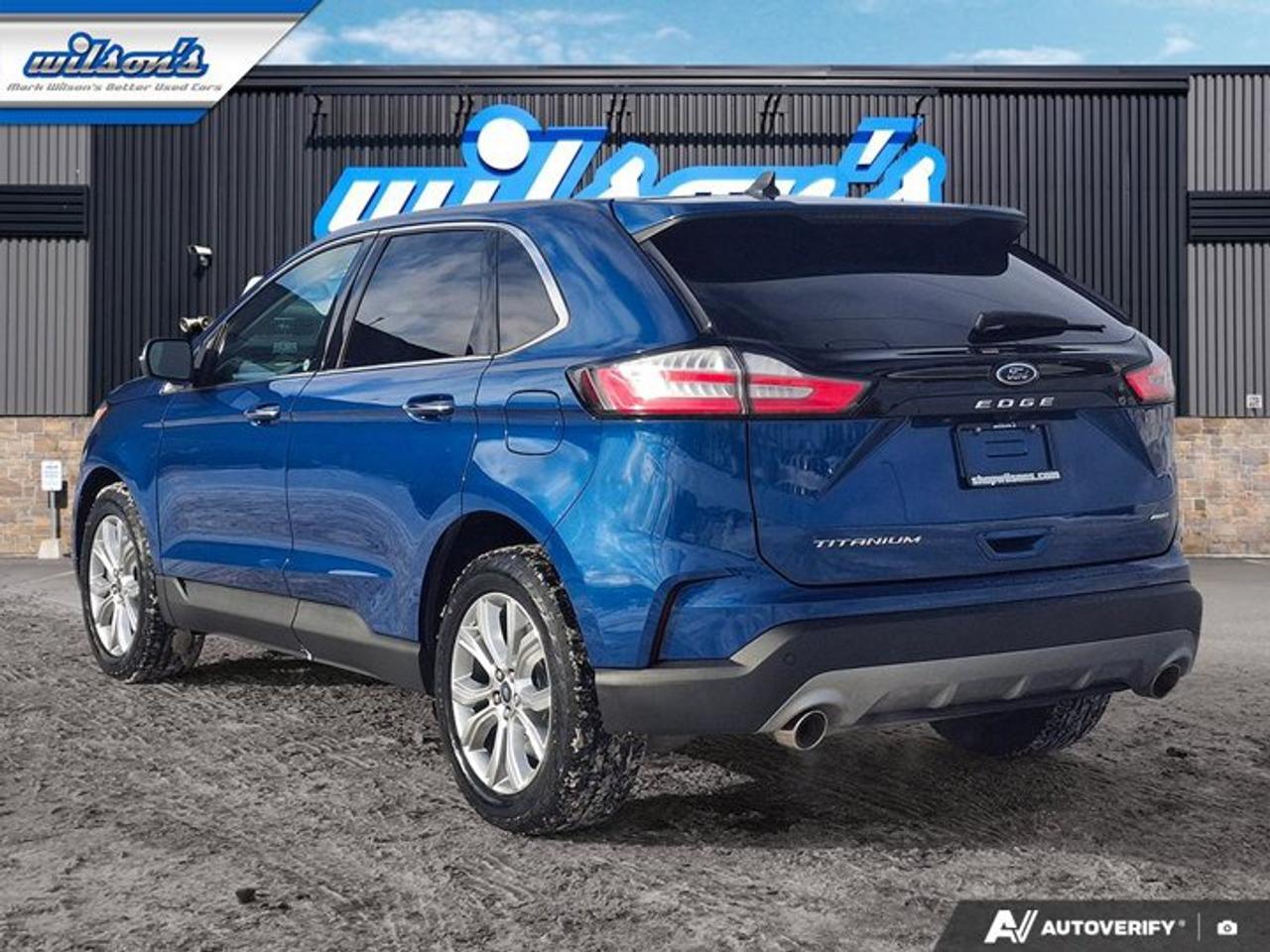 2023 Ford Edge Titanium AWD | Pano Roof | Leather | Heated Wheel + Seats | CarPlay + Android | Rear Cam and More ! Photo