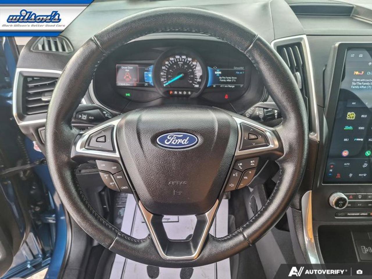 2023 Ford Edge Titanium AWD | Pano Roof | Leather | Heated Wheel + Seats | CarPlay + Android | Rear Cam and More ! Photo