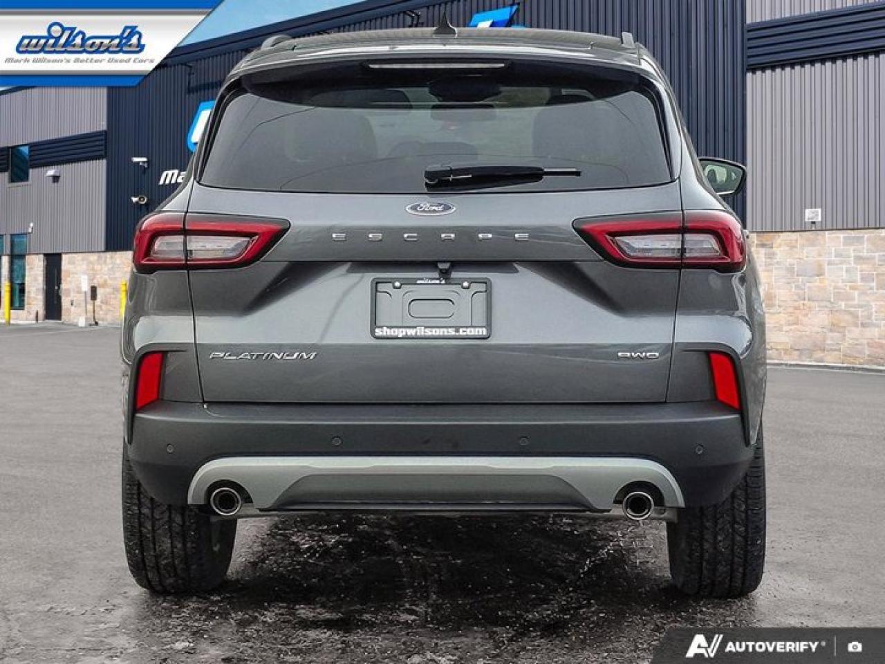 2024 Ford Escape Platinum AWD | 2.0L | PanoSunroof | Leather | 360 Camera | Adaptive Cruise | Heated Wheel & More ! Photo