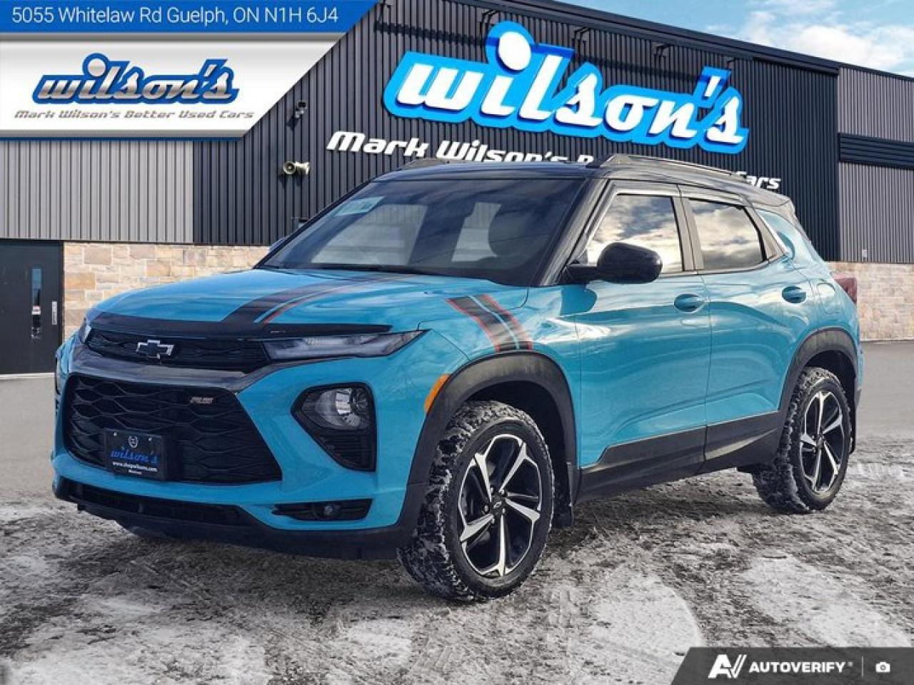 Used 2021 Chevrolet TrailBlazer RS AWD | Leather Trim | Pano Roof | Heated Seats | Power Liftgate | Remote Start | Rear Cam ! for sale in Guelph, ON