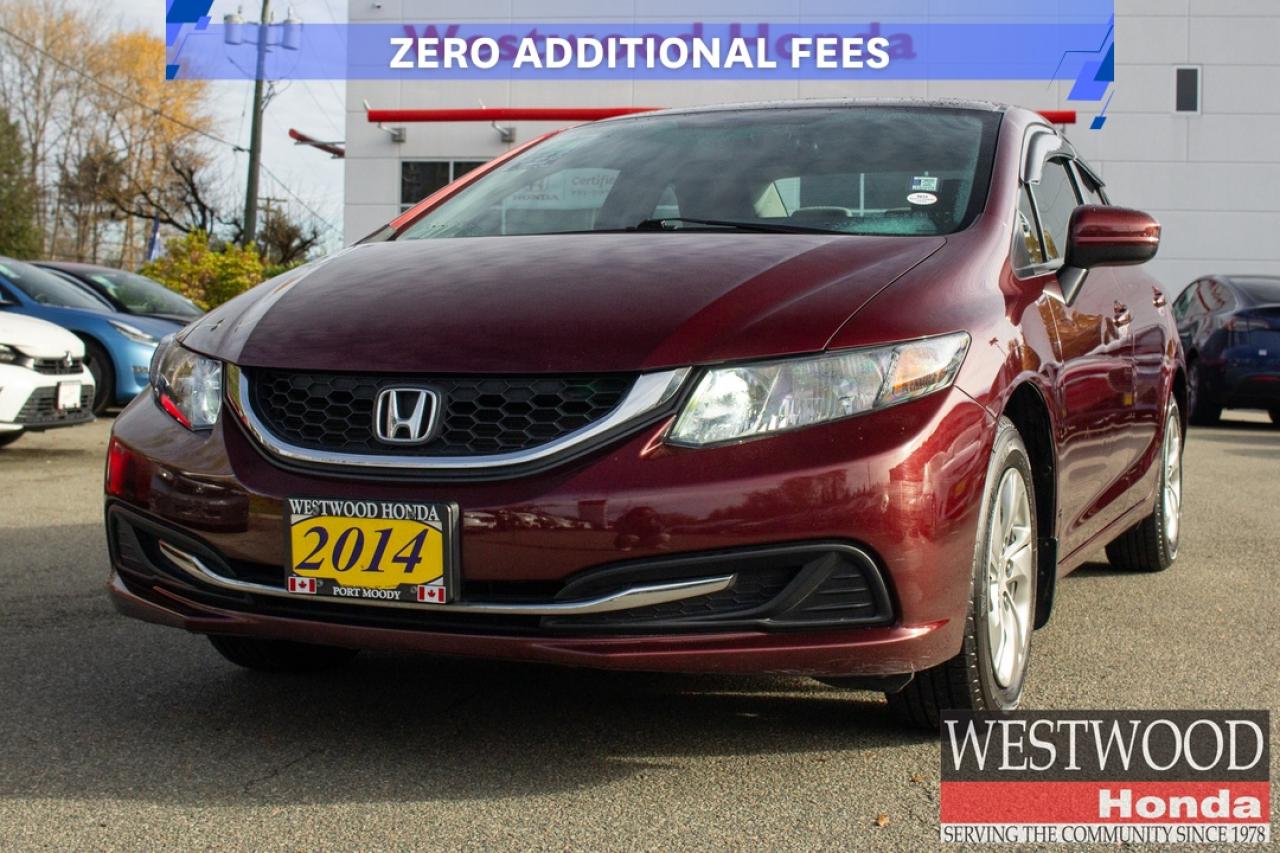 Used 2014 Honda Civic Sedan LX Sedan CVT for sale in Port Moody, BC