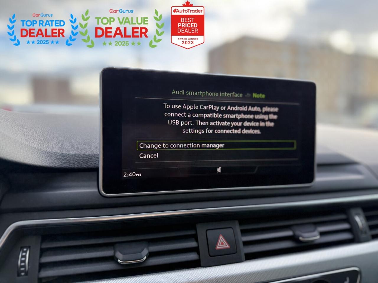 2019 Audi A4 PROGRESSIV | SUNROOF | APPLE CARPLAY | LOADED Photo