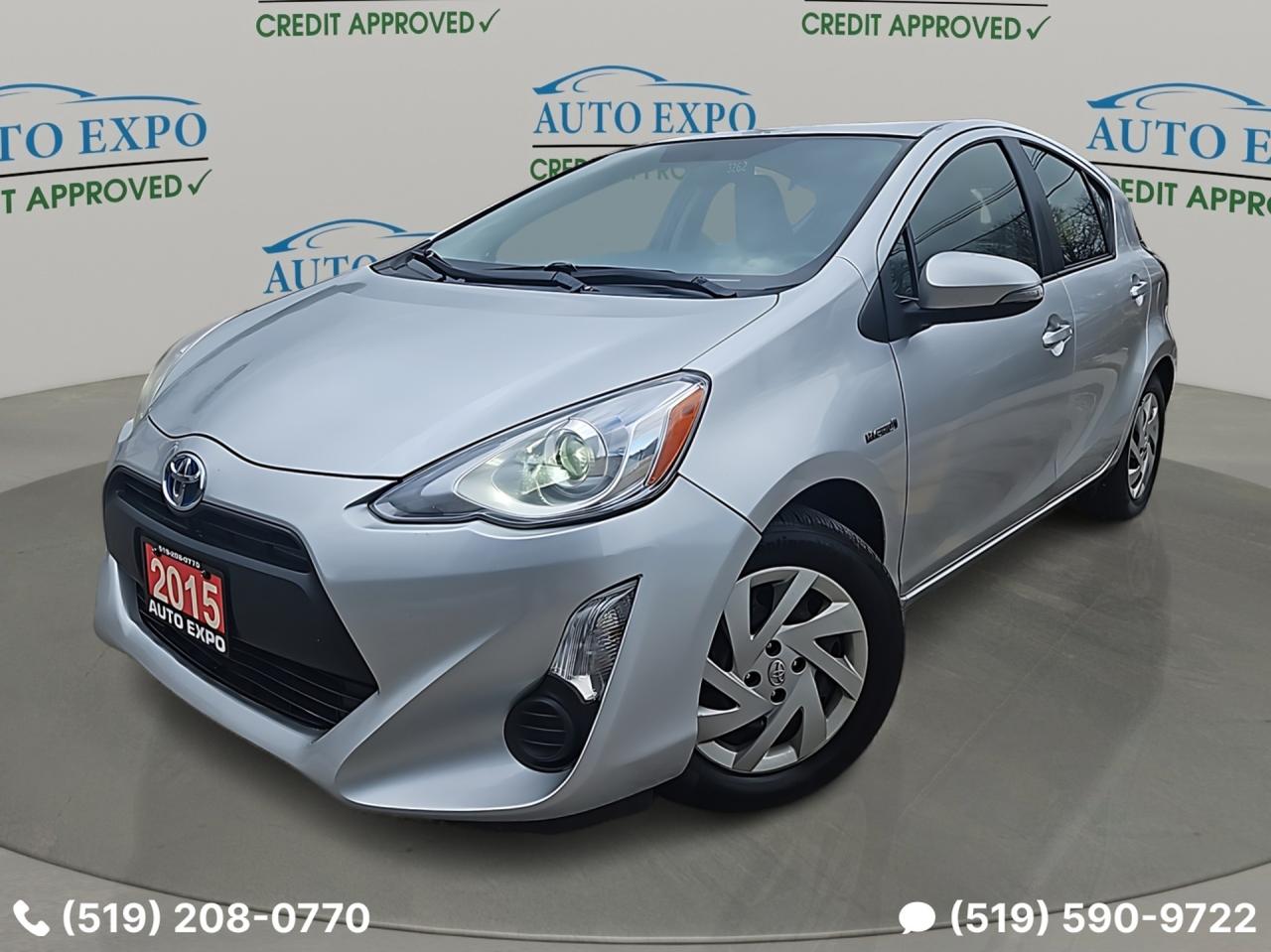 Used 2015 Toyota Prius c Auto,A/C,Hybrid,Certified,Bluetooth,Gas Saver for sale in Kitchener, ON