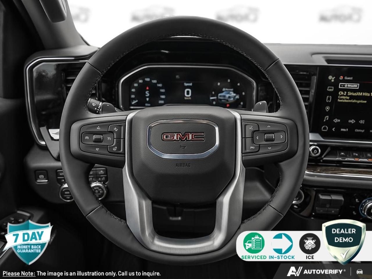 2026 GMC Sierra 1500 Elevation FRONT BUCKET SEATS WITH CENTRE CONSOLE INCLUDES WIRELESS CHARGING | PWR SUNROOF | GMC MULTIPRO TAILGATE Photo