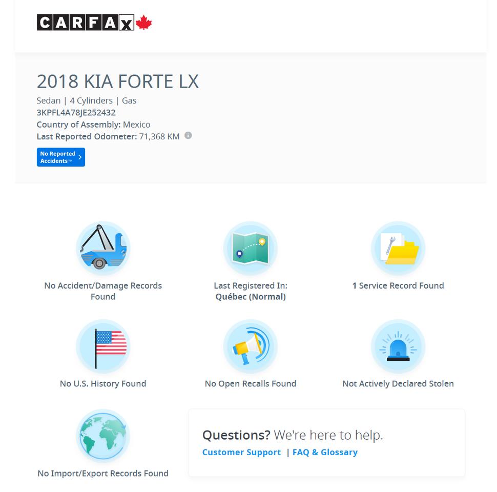 2018 Kia Forte LX+ApplePlay+Camera+Heated Seats+CLEAN CARFAX Photo