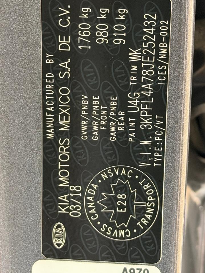 2018 Kia Forte LX+ApplePlay+Camera+Heated Seats+CLEAN CARFAX Photo39