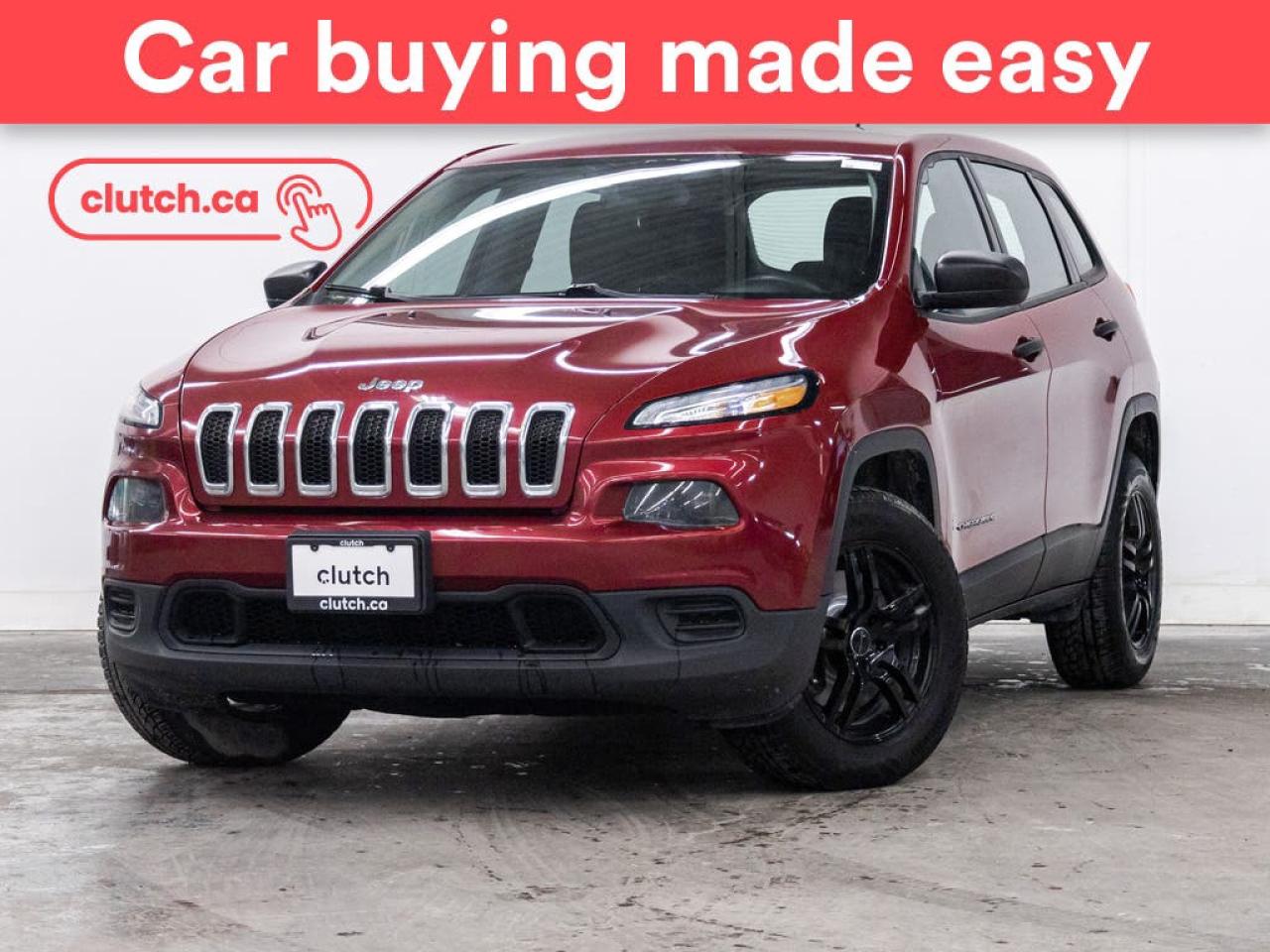 Used 2017 Jeep Cherokee Sport 4x4 w/ Heated Front Seats, Aux Input, 12V Outlet for sale in Toronto, ON