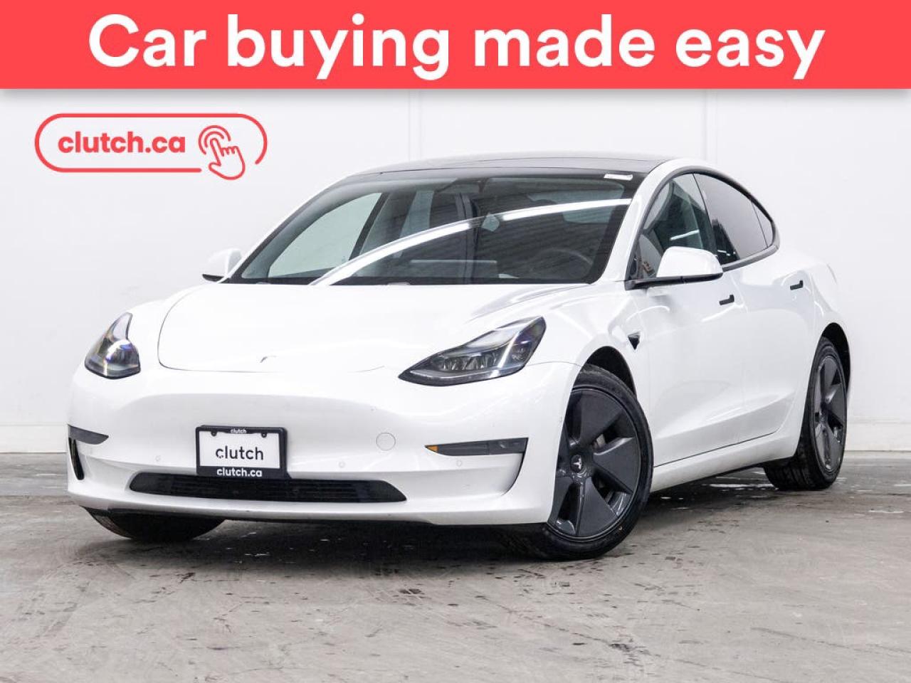 Used 2021 Tesla Model 3 Standard Range Plus w/ Heated Front Seats, Bluetooth, Rearview Cam for sale in Toronto, ON