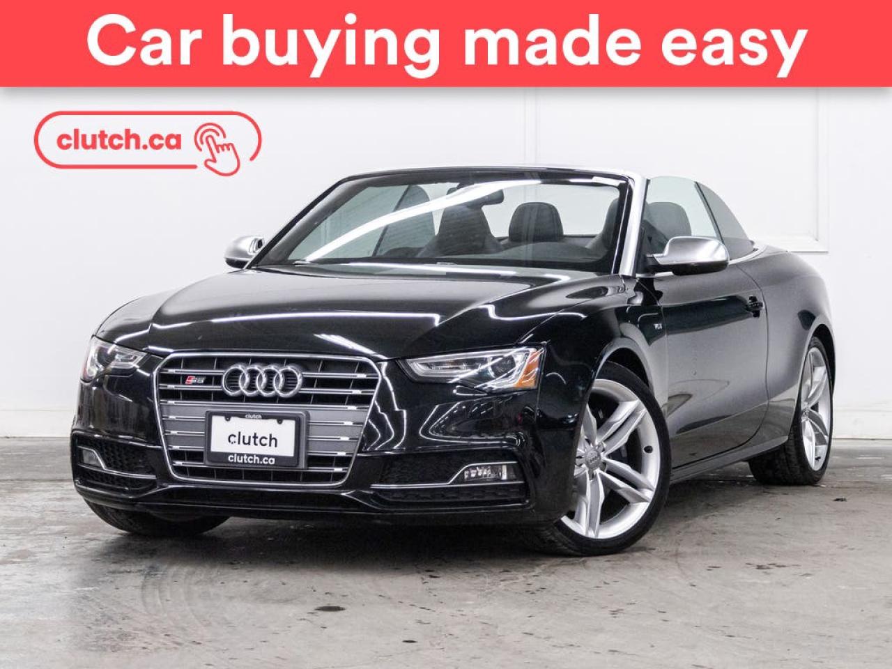 Used 2016 Audi S5 Technik AWD w/ Heated Front Seats, Bluetooth, Rearview Cam for sale in Toronto, ON