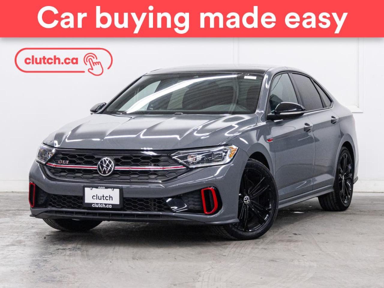 Used 2022 Volkswagen Jetta GLI Base w/ Apple CarPlay & Android Auto, Heated Front Seats, Power Sunroof for sale in Toronto, ON