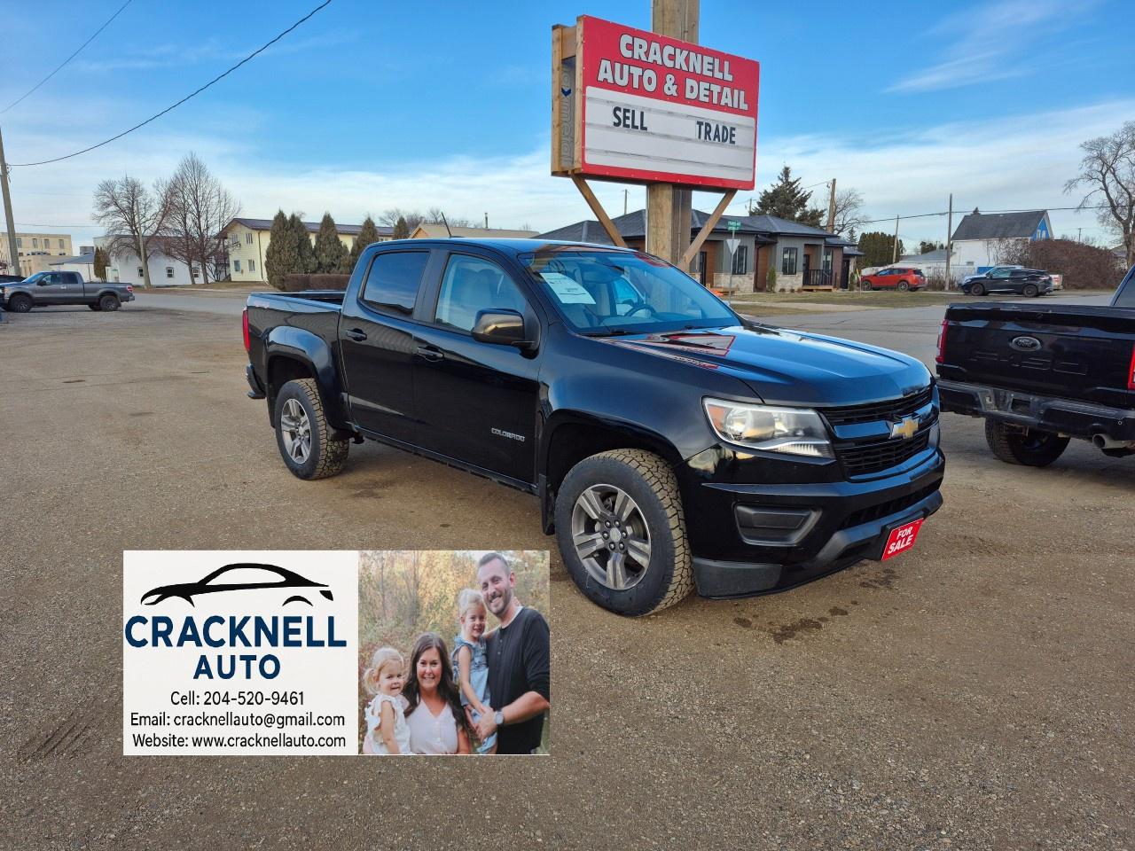 Used 2018 Chevrolet Colorado Crew Cab Short Box 4-Wheel Drive WT for sale in Carberry, MB