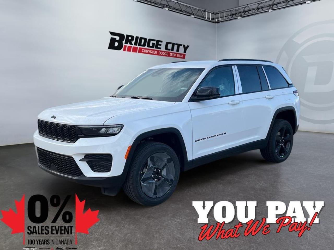 New 2025 Jeep Grand Cherokee Laredo Remote Start, Blind Spot Monitoring for sale in Lethbridge, AB