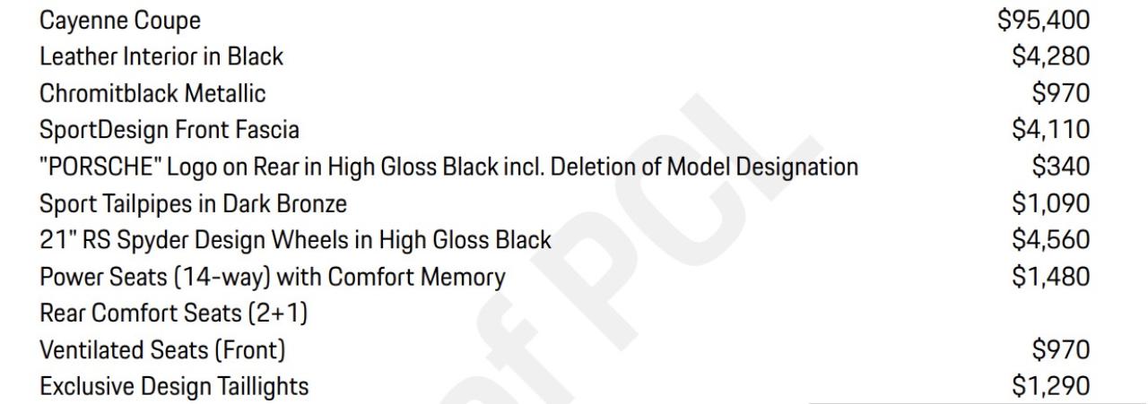 2024 Porsche Cayenne PREMIUM PLUS PKG | COUPE | BOSE | 21 RS WHEELS Photo