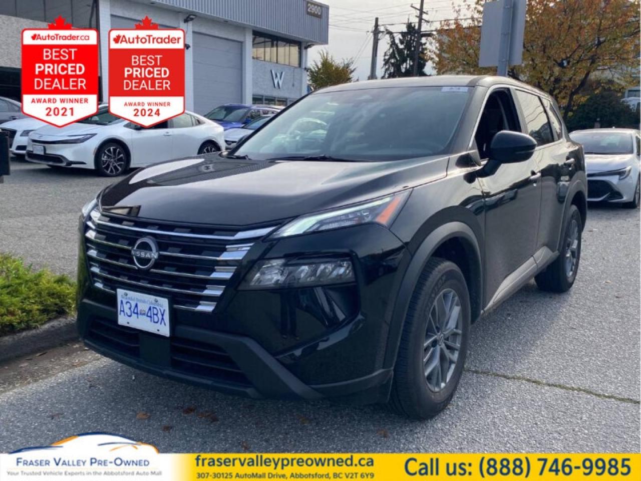 Used 2025 Nissan Rogue S  CarPlay, Clean, Heated Steering, Loaded for sale in Abbotsford, BC