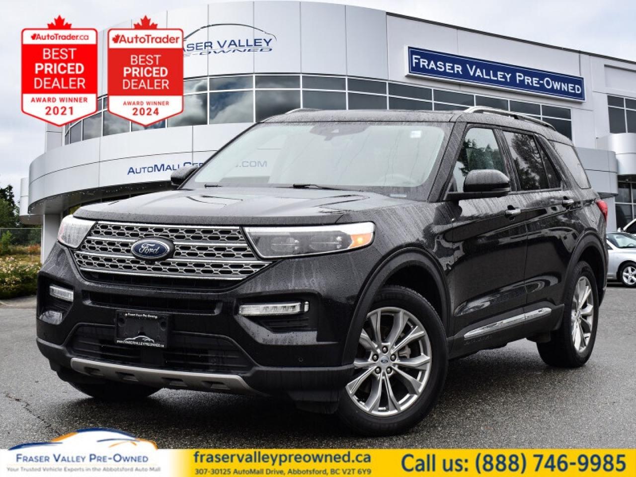 Used 2023 Ford Explorer Limited  Local, Clean History, Fully Loaded! for sale in Abbotsford, BC