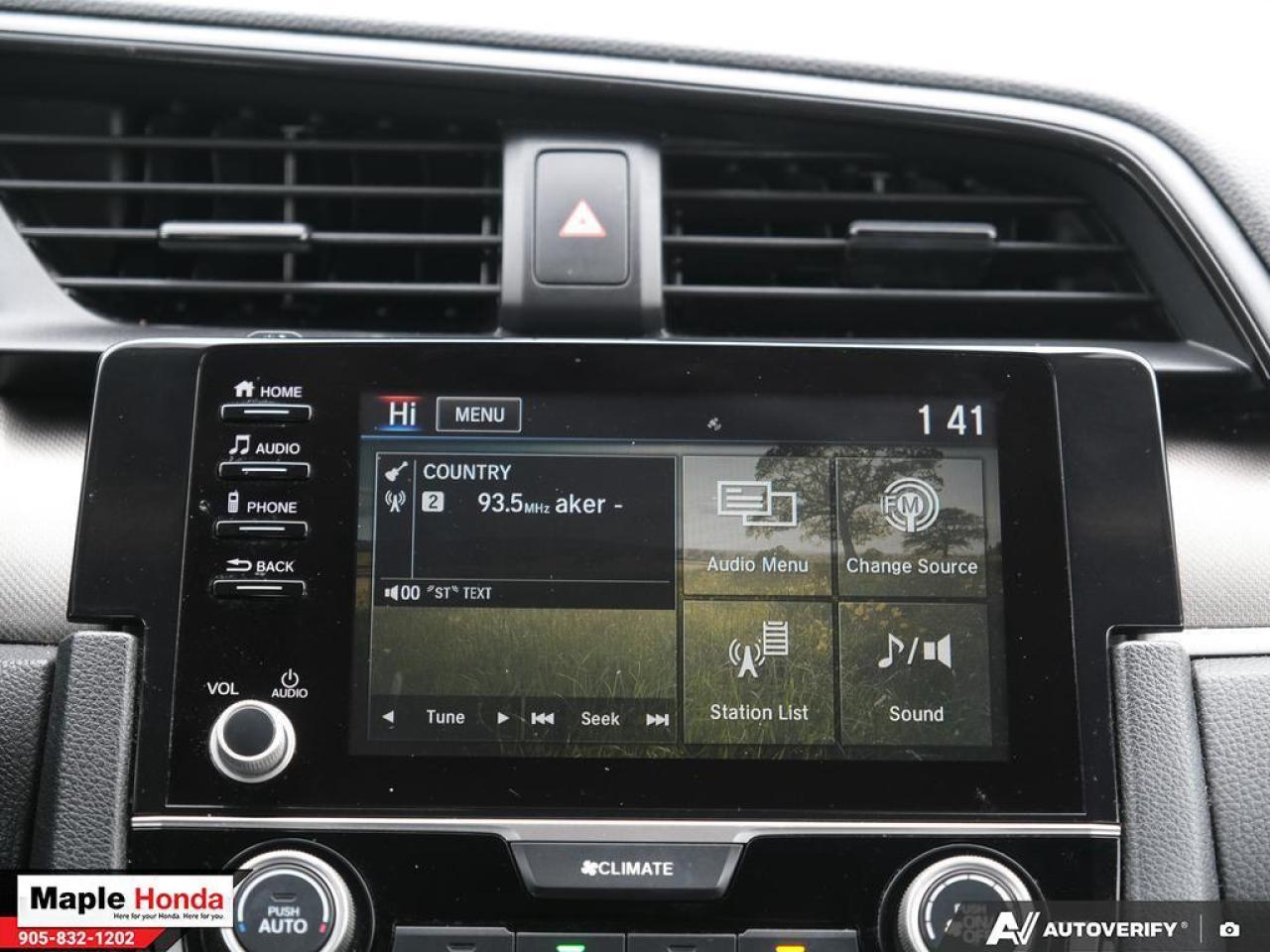 2020 Honda Civic Sedan Heated Seats| Honda Sensing| Apple Car Play| Andro Photo