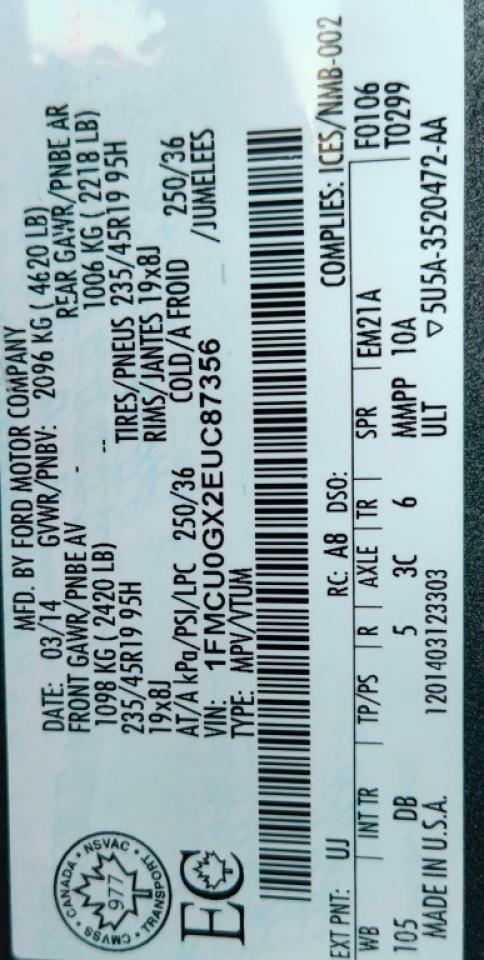 2014 Ford Escape SE 4dr Front-wheel Drive Automatic Photo