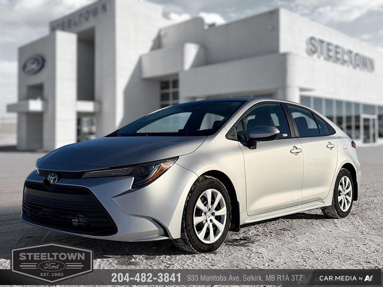 <b>Apple CarPlay,  Android Auto,  Adaptive Cruise Control,  Lane Keep Assist,  Lane Departure Warning!</b><br> <br> We value your TIME, we wont waste it or your gas is on us!   We offer extended test drives and if you cant make it out to us we will come straight to you!<br><br><br> <br>A legend made modern, this 2024 Toyota Corolla embodies the progressive and practical nature of the Corolla name. This 2024 Toyota Corolla is for sale today in Selkirk. <br> <br>With a distinctive design, robust engineering and all-round practicality, this 2024 Corolla is a popular choice for shoppers who prioritize safety and style. A well-built interior with amazing standard technology ensures that this sedan withstands the day-to-day activities of an urban commute. A roomy cabin with comfortable ride quality ensures that occupants enjoy a smooth journey, both in the city and the highway. This sedan has 64,700 km. Its Silver in colour. It has an Automatic transmission and is powered by a 169HP 2.0L 4 Cylinder Engine. <br> <br> Our Corollas trim level is L. This fantastic sedan rewards you with great standard features such as wireless Apple CarPlay and Android Auto, adaptive cruise control, remote keyless entry, LED headlights with automatic high beams, power heated side mirrors, and SiriusXM streaming radio with a 6-speaker audio setup. Safety features include a pre-collision system with intersection support, lane keeping assist with lane departure warning, forward collision alert, evasive steering assist, driver monitoring alert, and a rearview camera. This vehicle has been upgraded with the following features: Apple CarPlay, Android Auto, Adaptive Cruise Control, Lane Keep Assist, Lane Departure Warning, Forward Collision Alert, Evasive Steering Assist.<br> <br>To apply right now for financing use this link: <a href=http://www.steeltownford.com/?https://CreditOnline.dealertrack.ca/Web/Default.aspx?Token=bf62ebad-31a4-49e3-93be-9b163c26b54c&La target=_blank>http://www.steeltownford.com/?https://CreditOnline.dealertrack.ca/Web/Default.aspx?Token=bf62ebad-31a4-49e3-93be-9b163c26b54c&La</a><br><br> <br/><br>Family owned and operated in Selkirk for 35 Years.  <br>Steeltown Ford is located just 20 minutes North of the Perimeter Hwy, with an onsite banking center that offers free consultations. <br>Ask about our special dealer rates available through all major banks and credit unions.<br><br><br>Steeltown Ford Protect Plus includes:<br>- Life Time Tire Warranty <br>Cars cost less in Selkirk <br><br>Dealer Permit # 1039<br><br><br> Come by and check out our fleet of 100+ used cars and trucks and 150+ new cars and trucks for sale in Selkirk.  o~o